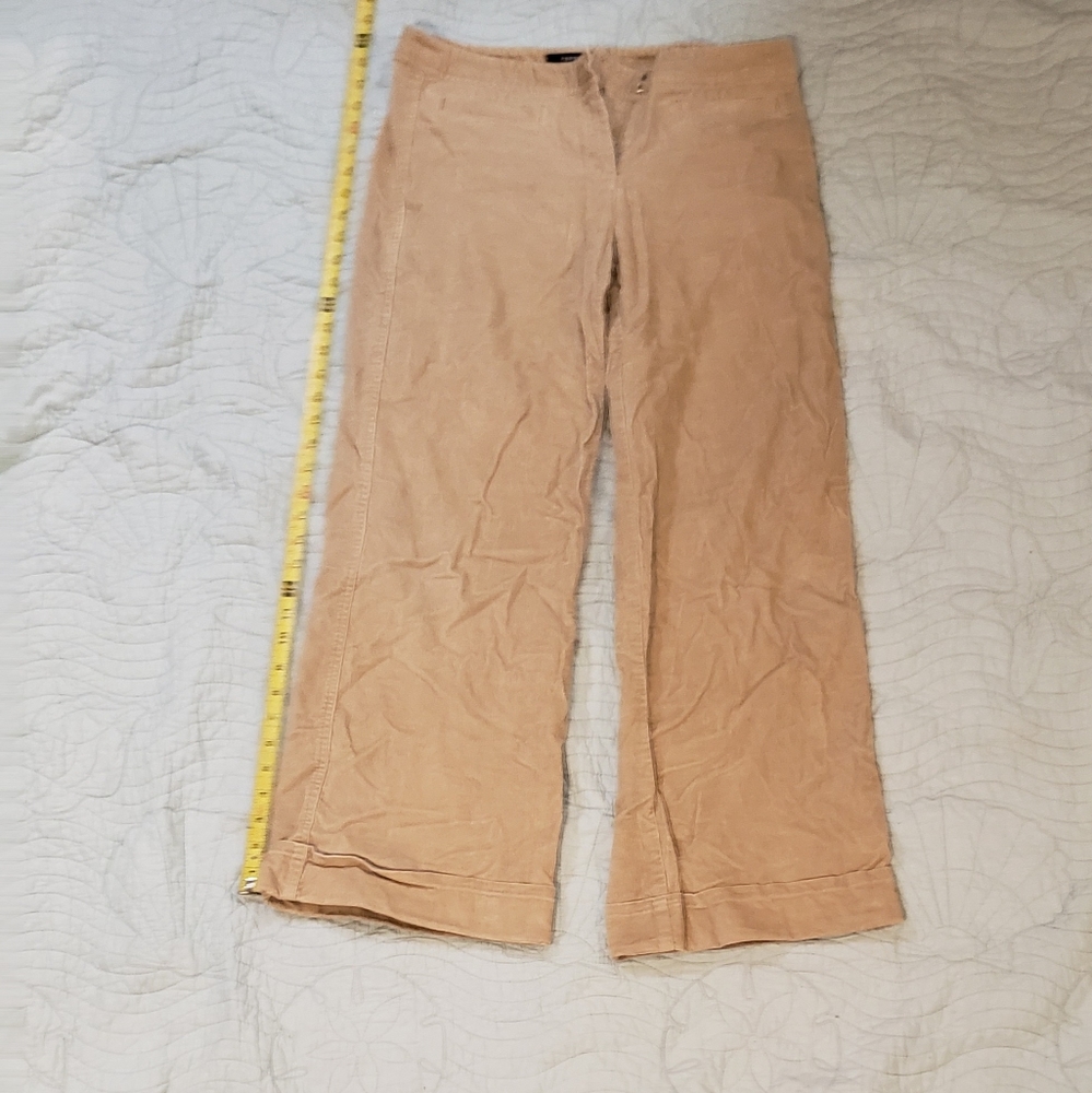 Express Corduroy Tan Wide Leg Pants